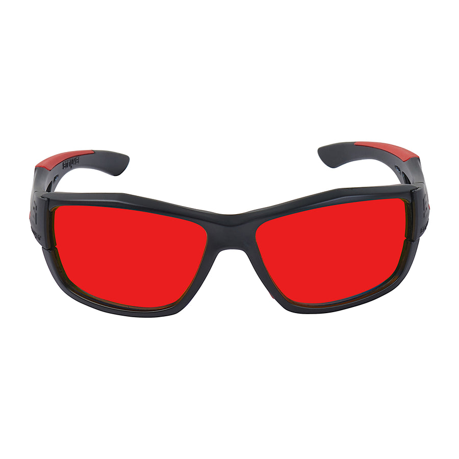 Signature – Black/Red Matte Sunglasses Striyker Series Lenses Red
