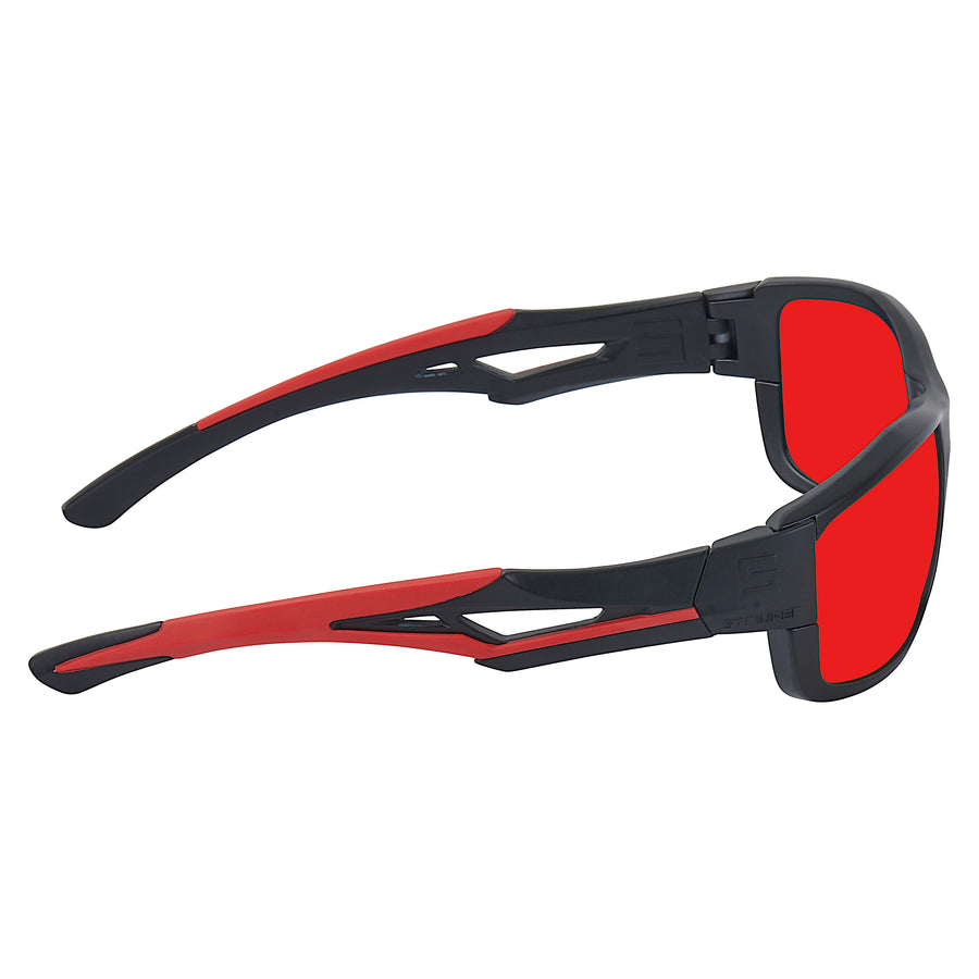 Striyker Series Red Sunglasses Black/Red Lenses Matte Signature –