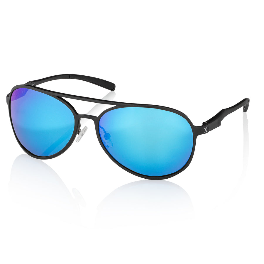 X1 Series Stealth Black Blue Lenses