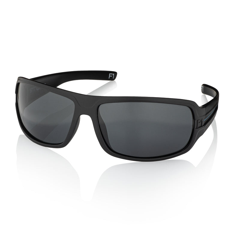 F1 Series Matte Black Thin Blue Line Polarized