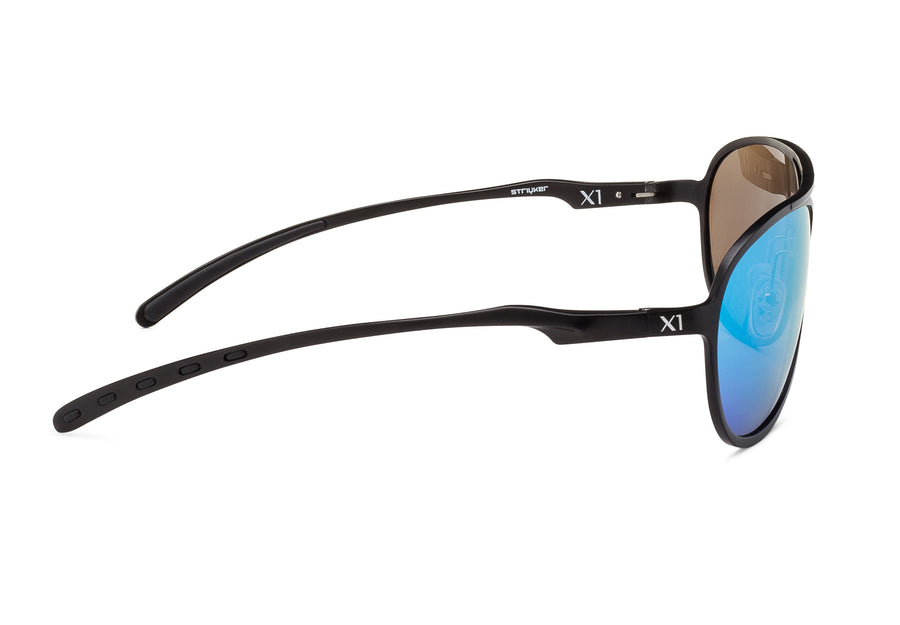 X1 - Matte Black (Blue Lenses) - STRIYKER Premium Eyewear