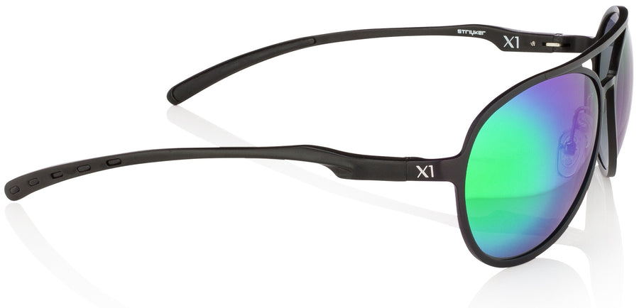 X1 - Matte Black (Green Lenses) - STRIYKER Premium Eyewear