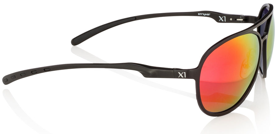 X1 - Matte Black (Red Lenses) - STRIYKER Premium Eyewear