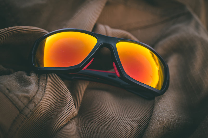 Matte Black/Red (Red Lenses) - STRIYKER Premium Eyewear