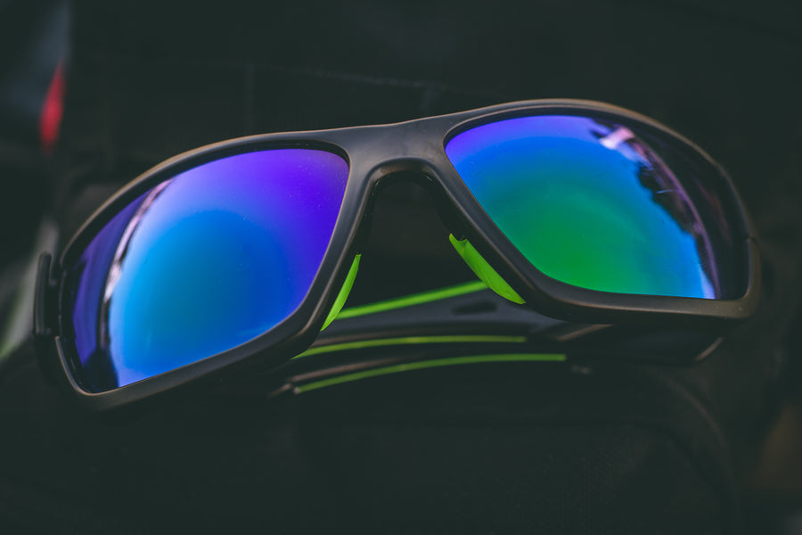 Matte Black/Green (Green Lenses) - STRIYKER Premium Eyewear