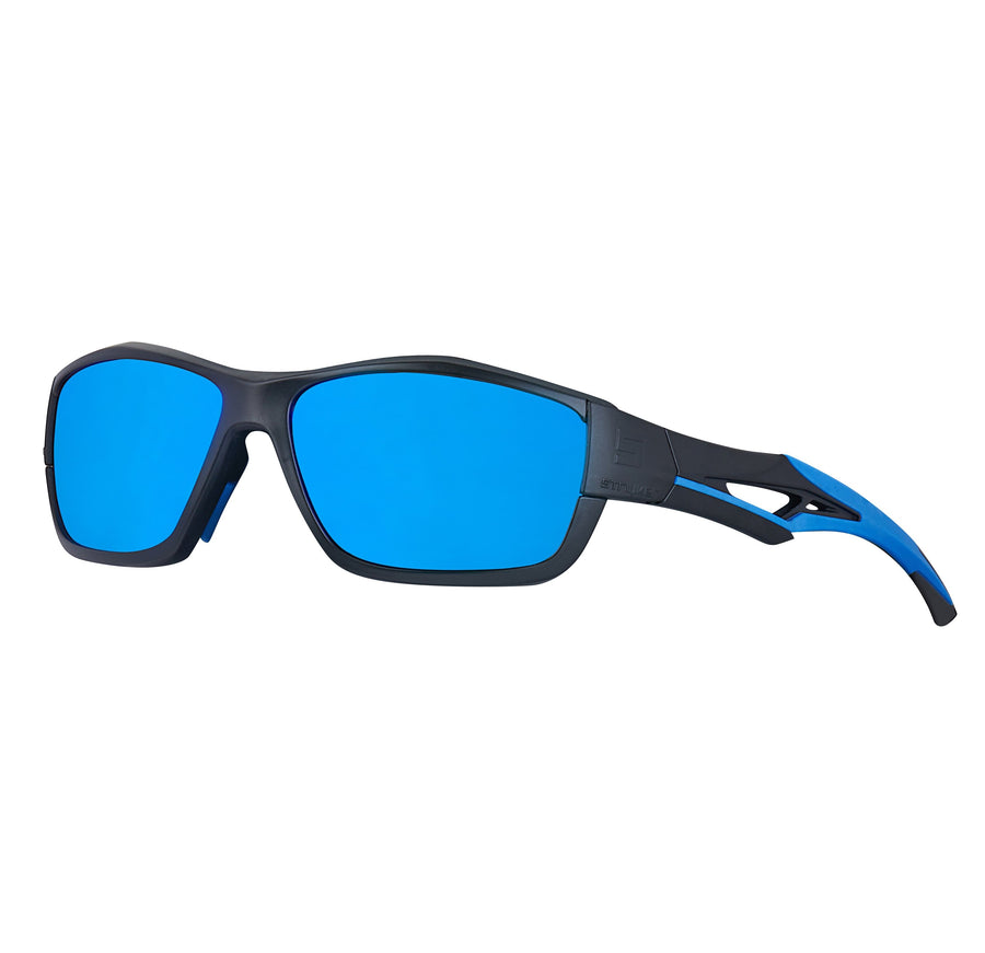 Signature Series Stealth Black/Blue Blue Lenses
