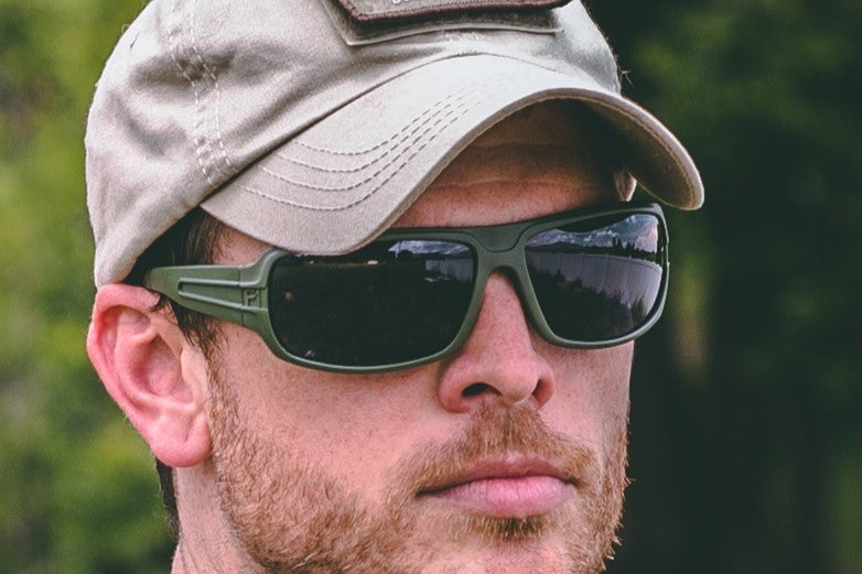 F1 Series Tactical Green Polarized Clear Lenses